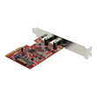 StarTech.com PCIe USB 3.1 Card, 2x USB C 3.1 Gen 2 10Gbps, PCIe Gen 3 x4, ASM3142 Chipset, USB Type- Produktbild Additional View 3 S