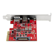 StarTech.com 2-Port 10Gbps USB-A & USB-C PCIe Card, USB 3.1 Gen 2 PCI Express Type C/A Host Controll Produktbild Additional View 1 S