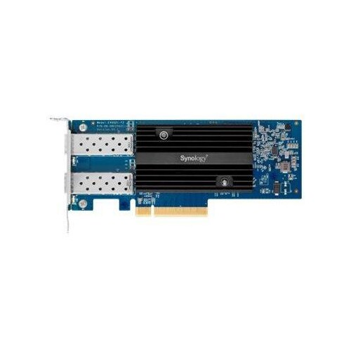 Synology E10G21-F2 - Netzwerkadapter - PCIe 3.0 x8 Low-Profile Produktbild Front View L