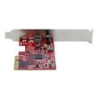 StarTech.com 1-Port USB-C PCIe Adapter - USB-C SuperSpeed 20 Gbit/s PCI Express 3.0 x4 Host Controll Produktbild Additional View 3 S