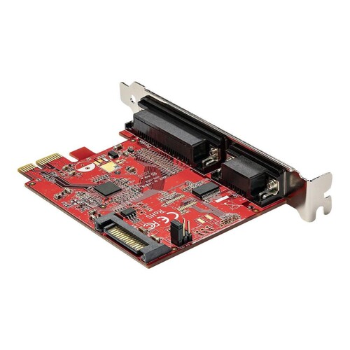 StarTech.com PCIe-Karte mit serieller und paralleler Schnittstelle - PCI-Express-Kombi-Adapterkarte Produktbild Additional View 4 L