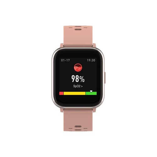 Inter Sales DENVER SW-164 - Rose - intelligente Uhr mit Band - Anzeige 3.6 cm (1.4") Produktbild Additional View 2 L
