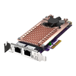 QNAP QM2-2P2G2T - Speicher-Controller - M.2 - M.2 NVMe Card / PCIe 3.0 (NVMe) Produktbild Additional View 4 S
