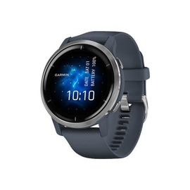 Garmin Venu 2 - 45 mm - Granite Blue - Sportuhr mit Band - Silikon - Granite Blue - Handgelenkgröße: Produktbild