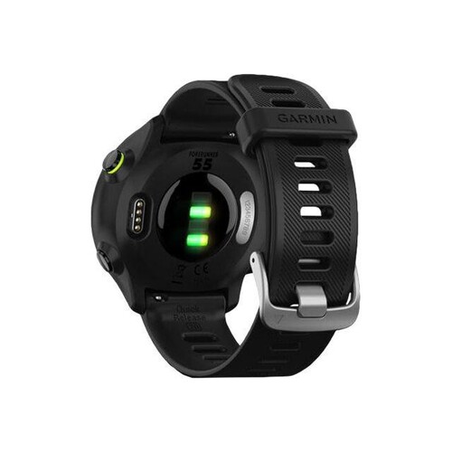 Garmin Forerunner 55 - Schwarz - Sportuhr mit Band - Silikon - schwarz - Anzeige 2.63 cm (1.04") Produktbild Additional View 3 L