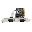 StarTech.com RS232 PCI Karte - PCI auf 2 Serielle Port-Karte - PCI 2-Port DB9 Serielle Controller-Ka Produktbild