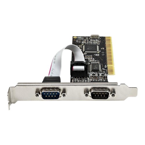 StarTech.com RS232 PCI Karte - PCI auf 2 Serielle Port-Karte - PCI 2-Port DB9 Serielle Controller-Ka Produktbild