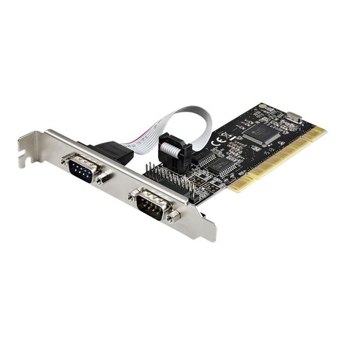 StarTech.com RS232 PCI Karte - PCI auf 2 Serielle Port-Karte - PCI 2-Port DB9 Serielle Controller-Ka Produktbild Additional View 2 L