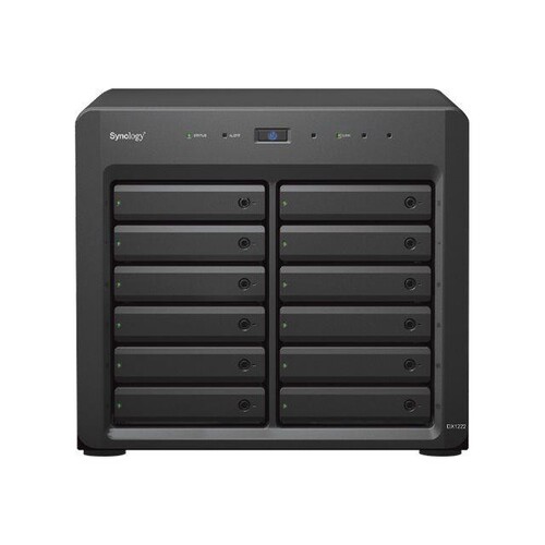 Synology DX1222 - Speichergehäuse - 12 Schächte (SATA-600) Produktbild Additional View 1 L