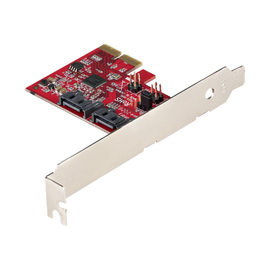 StarTech.com 2 Port PCIe SATA RAID Kontroller - PCIe SATA hardware RAID Controller - PCIe Festplatte Produktbild