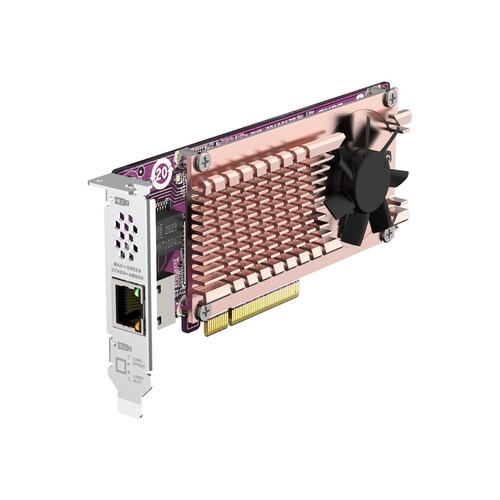 QNAP QM2-2P10G1TB - Speicher-Controller - M.2 - PCIe 3.0 x4 (NVMe) Produktbild Additional View 4 L