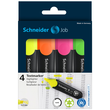 Textmarker Job 1+5mm Keilspitze Karton Etui sortiert Schneider 1500 (ETUI=4 STÜCK) Produktbild