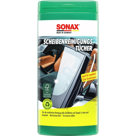 Scheibenreinigungstücher für Glas und Spiegel Sonax 04120000 (DS=25 STÜCK) Produktbild