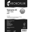 Tagesplan 2026 für Organizer A5 148x210mm 1Tag/1Seite Chronoplan 50226 Produktbild