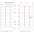 Wochenplan 2026 für Organizer Midi 1Woche/2Seiten Chronoplan horizontal Spalten 96x172mm 50546 Produktbild Additional View 1 S