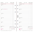 Wochenplan 2026 für Organizer Midi 96x172mm 1Woche/1Seite Chronoplan 50556 Produktbild Additional View 1 S