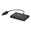 StarTech.com 3-Port Multi Monitor Adapter - DisplayPort 1.2 auf 3x HDMI MST Hub - Triple 1080p HDMI Produktbild