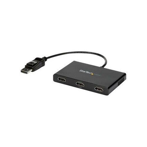StarTech.com 3-Port Multi Monitor Adapter - DisplayPort 1.2 auf 3x HDMI MST Hub - Triple 1080p HDMI Produktbild