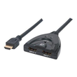 Manhattan HDMI Switch 2-Port, 1080p, Connects x2 HDMI sources to x1 display, Manual Switching (via b Produktbild