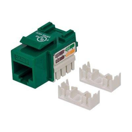 Intellinet Cat5e Modularbuchse, UTP, Grün - Keystone Jack Produktbild