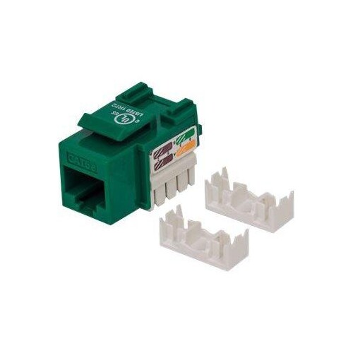 Intellinet Cat5e Modularbuchse, UTP, Grün - Keystone Jack Produktbild