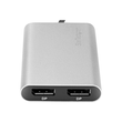 StarTech.com Thunderbolt 3 zu Dual DisplayPort Adapter - 4K 60Hz - Mac und Windows kompatibel - Thun Produktbild Additional View 1 S