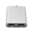 StarTech.com Thunderbolt 3 zu Dual DisplayPort Adapter - 4K 60Hz - Mac und Windows kompatibel - Thun Produktbild Additional View 2 S