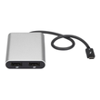 StarTech.com Thunderbolt 3 zu Dual DisplayPort Adapter - 4K 60Hz - Mac und Windows kompatibel - Thun Produktbild Additional View 4 S