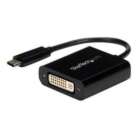 StarTech.com USB C to DVI Adapter - Black - 1920x1200 - USB Type C Video Converter for Your DVI D Di Produktbild