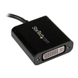 StarTech.com USB C to DVI Adapter - Black - 1920x1200 - USB Type C Video Converter for Your DVI D Di Produktbild Additional View 1 S