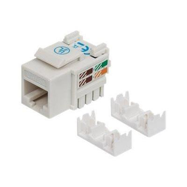 Intellinet Cat5e Modularbuchse, UTP, Keystone Jack, weiß, benötigt LSA-Auflegewerkzeug Produktbild