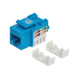 IC Intracom Intellinet Cat5e Modularbuchse, UTP, Keystone Jack, blau, benötigt LSA-Auflegewerkzeug Produktbild