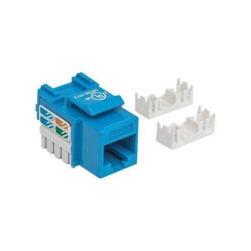 IC Intracom Intellinet Cat5e Modularbuchse, UTP, Keystone Jack, blau, benötigt LSA-Auflegewerkzeug Produktbild Additional View 1 L