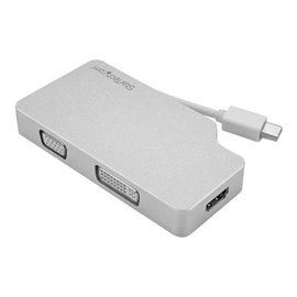 StarTech.com Aluminium Reise A/V Adapter 3-in-1 Mini DisplayPort auf VGA, DVI oder HDMI Produktbild
