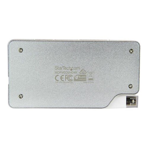 StarTech.com Aluminium Reise A/V Adapter 3-in-1 Mini DisplayPort auf VGA, DVI oder HDMI Produktbild Additional View 1 L