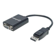 IC Intracom Manhattan DisplayPort to VGA HD15 Converter Cable, 15cm, Male to Female, Active, DP With Produktbild Additional View 3 S