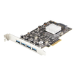 StarTech.com 4-Port USB PCIe Adapter - 10 Gbit/s USB 3.1/3.2 Gen 2 Typ-A PCI Express Erweiterungskar Produktbild
