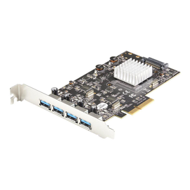 StarTech.com 4-Port USB PCIe Adapter - 10 Gbit/s USB 3.1/3.2 Gen 2 Typ-A PCI Express Erweiterungskar Produktbild