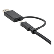 StarTech.com 1m USB-C Kabel mit USB-A Adapter Dongle - Hybrid 2-in-1 USB-C Kabel mit USB-A - USB-C a Produktbild Additional View 1 S