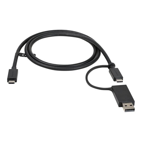 StarTech.com 1m USB-C Kabel mit USB-A Adapter Dongle - Hybrid 2-in-1 USB-C Kabel mit USB-A - USB-C a Produktbild Additional View 4 L