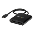 StarTech.com USB-C auf DisplayPort Multi-Monitor Adapter - 2-Port MST Hub - USB C zu 2x DP Splitter Produktbild
