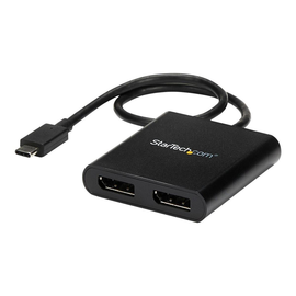 StarTech.com USB-C auf DisplayPort Multi-Monitor Adapter - 2-Port MST Hub - USB C zu 2x DP Splitter Produktbild