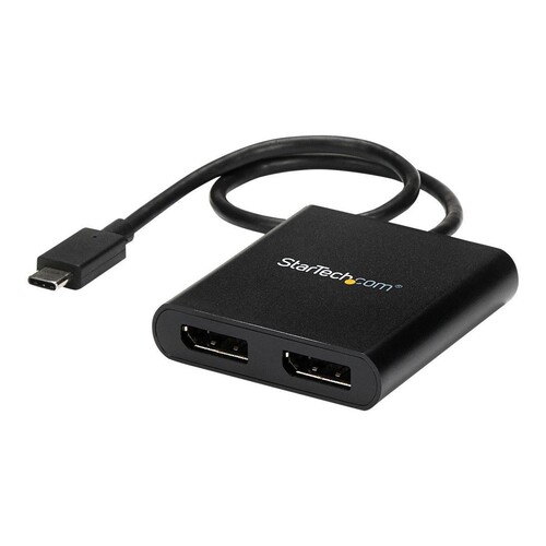 StarTech.com USB-C auf DisplayPort Multi-Monitor Adapter - 2-Port MST Hub - USB C zu 2x DP Splitter Produktbild