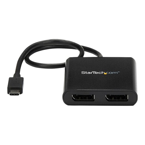 StarTech.com USB-C auf DisplayPort Multi-Monitor Adapter - 2-Port MST Hub - USB C zu 2x DP Splitter Produktbild Additional View 2 L