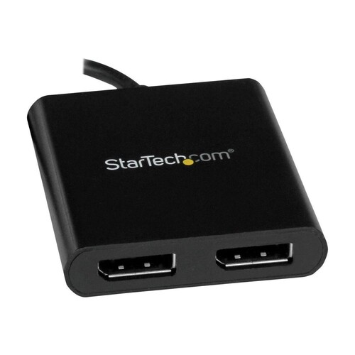 StarTech.com USB-C auf DisplayPort Multi-Monitor Adapter - 2-Port MST Hub - USB C zu 2x DP Splitter Produktbild Additional View 4 L