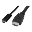 StarTech.com USB C auf HDMI Kabel - 1m - 4K  -Thunderbolt 3 kompatibel Produktbild Additional View 4 S