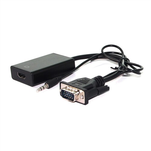 VALUE HDMI-Adapter - HDMI (W) bis HD-15 (VGA) Produktbild Additional View 1 L