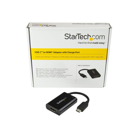 StarTech.com USB C to HDMI 2.0 Adapter with Power Delivery, 4K 60Hz USB Type-C to HDMI Display/Monit Produktbild