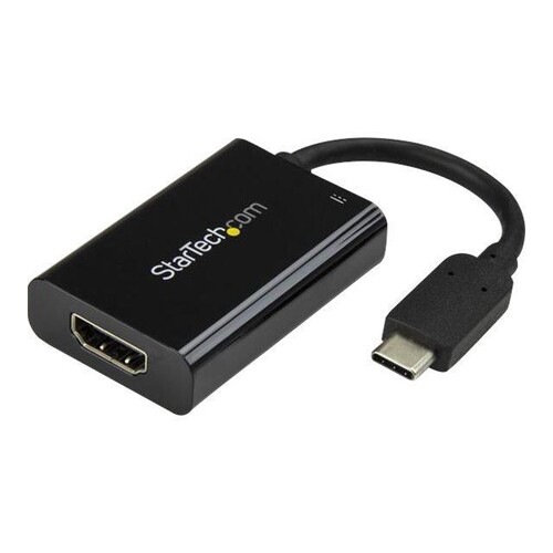 StarTech.com USB C to HDMI 2.0 Adapter with Power Delivery, 4K 60Hz USB Type-C to HDMI Display/Monit Produktbild Additional View 1 L