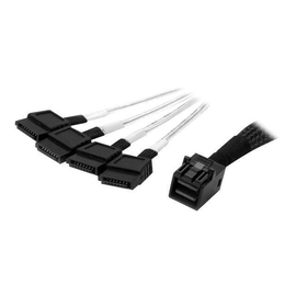 StarTech.com Internes Mini-SAS auf SATA Kabel - SFF-8643 zu 4x SATA - 1m - SATA- / SAS-Kabel - 4x Mi Produktbild
